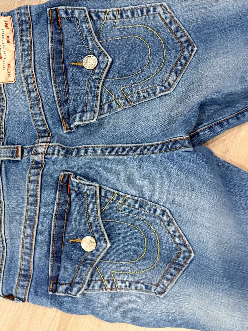 True Religion Men’s Light Blue Bootcut Jeans